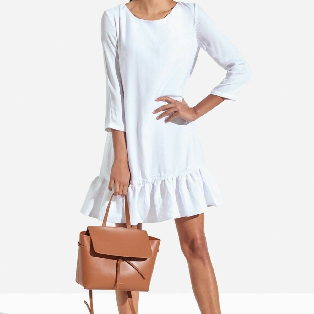 Persifor White Poppy Viscose Dress  Size :12